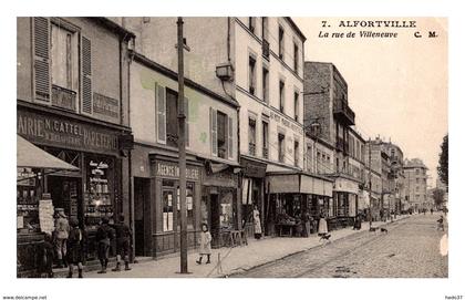 Alfortville - La Rue de Villeneuve