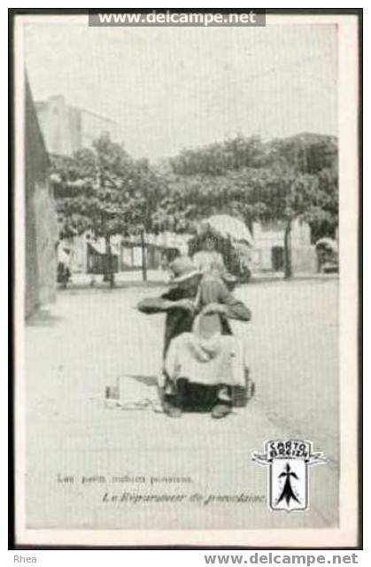 75 paris - Les petits métiers parisiens  Le Réparateur de porcelaine - cpa