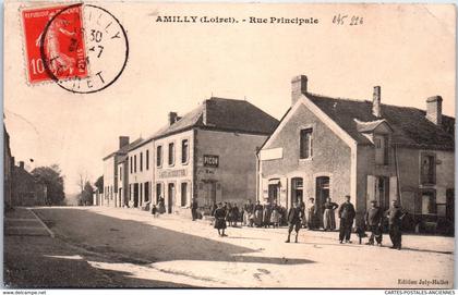 45 AMILLY - la rue principale