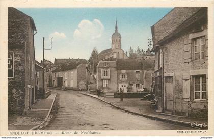 CPA 52 Haute Marne Andelot Blancheville Route de Neufchâteau