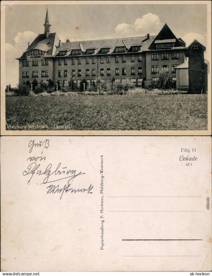 CPA Pfalzburg (Lothringen) Phalsbourg Lazaret 1932