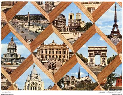 Paris old postcard travelled to Yugoslavia bb