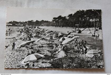 Cpsm, Andernos les bains, la plage du Betey, Gironde 33