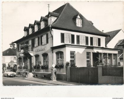 68 )) ANDOLSHEIM   HOTEL RESTAURANT "Au soleil"   CPSM GRAND FORMAT   edit HERZOG