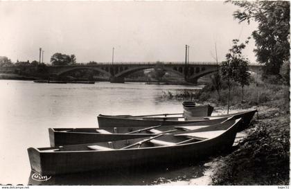 Andrézieux Bouthéon - Berges de la Loire et le pont