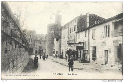 Gard : Anduze, Rue Basse