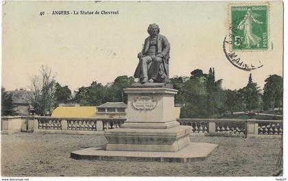 Angers - La Statue de Chevreul