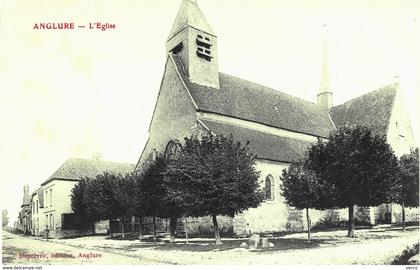 Carte   POSTALE  Ancienne de  ANGLURE - L'Eglise