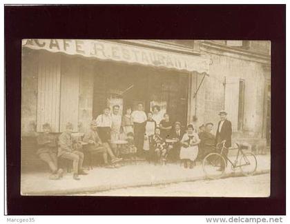 16  angoulême carte photo café restaurant , animée militaires photo louise salp...? à angouleme