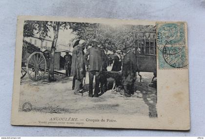 Angoulême, croquis de foire, Charente 16