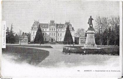 Annecy - Monument Sommeiller et Préfecture