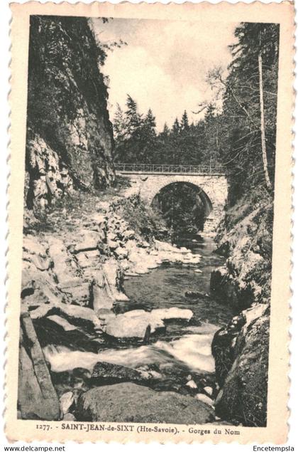 CPA Carte postale France Saint-Jean-de-Sixt  Gorges du Nom   VM64875