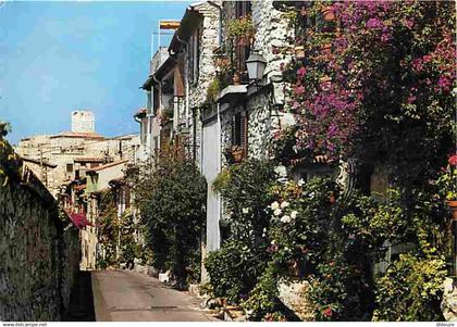 06 - Antibes - La rue du haut Castelet - Accès fleuri au coeur de la vieille ville - CPM - Voir Scans Recto-Verso