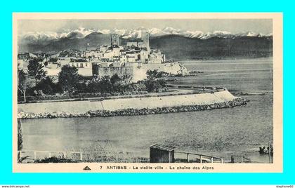 a901 / 485 06 - ANTIBES LA Vieille Ville Chaine des Alpes