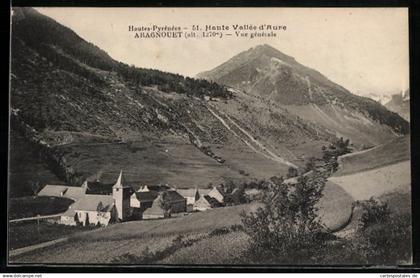 CPA Aragnouet, Vue générale