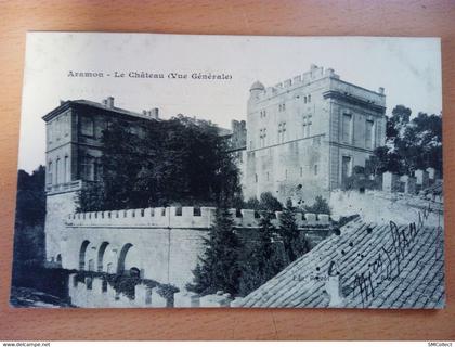 Aramon, le chateau, vue générale (3211)