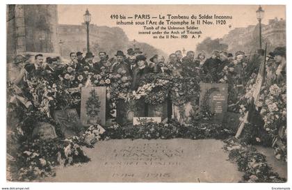 CPA - Carte Postale  France-Paris Tombeau du soldat inconnu inhumé le 11/09/1920 VM39944