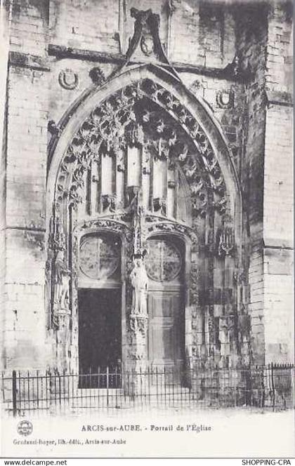 10 - Arcis sur Aube - Portail de l'eglise