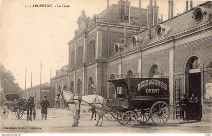 ARGENTAN LA GARE (VOITURE MESSAGERIES OUEST)