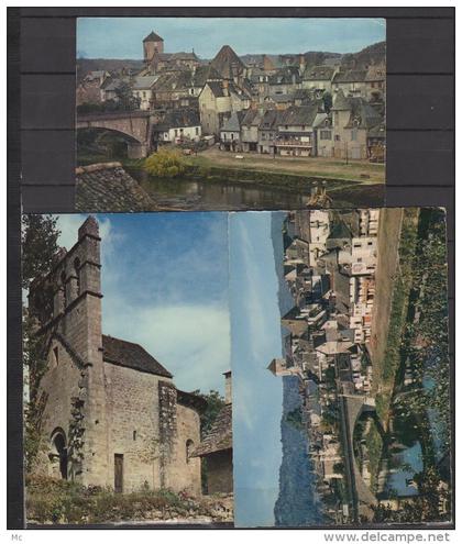 19 - Argentat-  Lot de 9 cartes