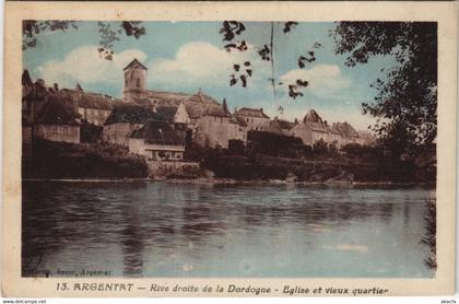 CPA ARGENTAT Rive droite (144615)