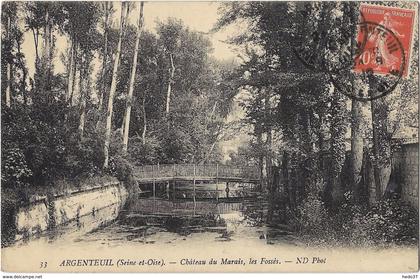 Argenteuil - Château du Marais, les Fossés