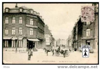 59 Armentières - 18 - ARMENTIERES - La Rue de la Gare - cpa