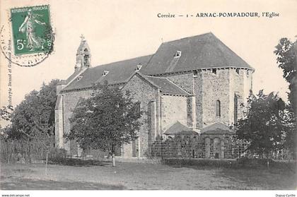 ARNAC POMPADOUR - L'Eglise - très bon état