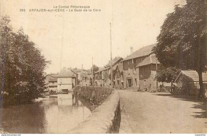 ARPAJON SUR CÉRE le quai de la Cère