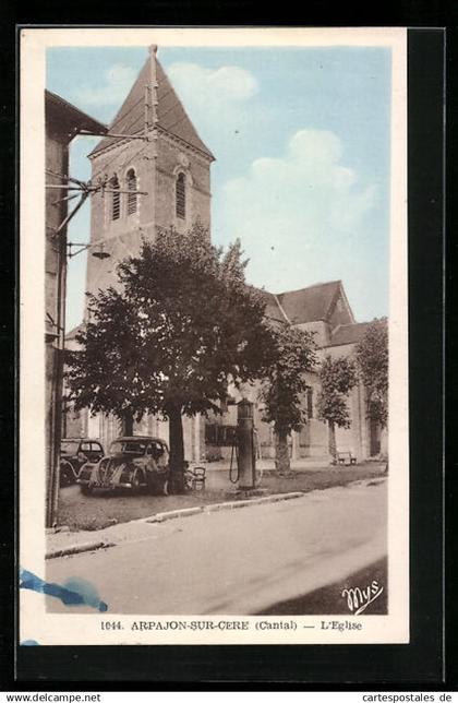 CPA Arpajon-sur-Cere, L`Eglise