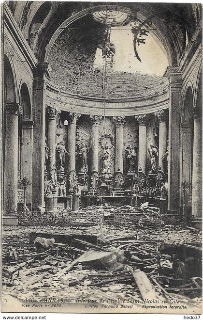 Arras - Intérieur de l'Eglise Saint-Nicolas en Cité