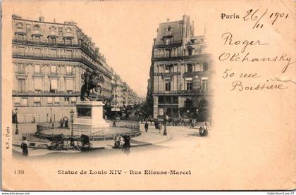 (07/01/25) 75-CPA PARIS - 1er ARRONDISSEMENT - STATUE DE LOUIS XIV