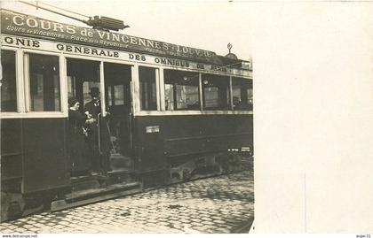 Dép 75 - Arrondissement 01 - Louvre - Cours de Vincennes - Chemins de fer - Tramways - Cie Générale des Omnibus de Paris