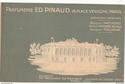 Frankrijk - France - Paris Parijs - Parfumerie ED Pinaud - Place Vendome Pavillon du Mexique - 1900