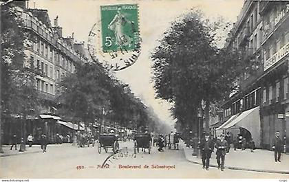 CPA Paris 03 Boulevard de Sébastopol