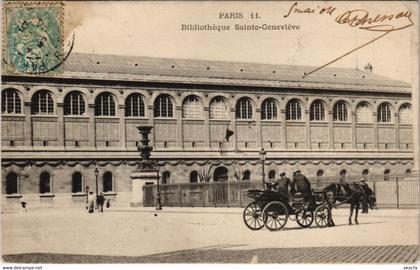 CPA Paris 6e - 11. Bibliothèque Sainte-Geneviève (55165)