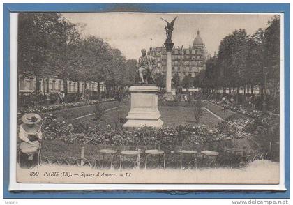 75 - PARIS - 09 Arr. --  Square d'Anvers