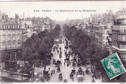 75 -  PARIS 09 - boulevard de la Madeleine