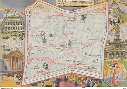 CPSM Paris Carte du 9e arrondissement - Cachet d'exposition philatélique du 14 oct 1951