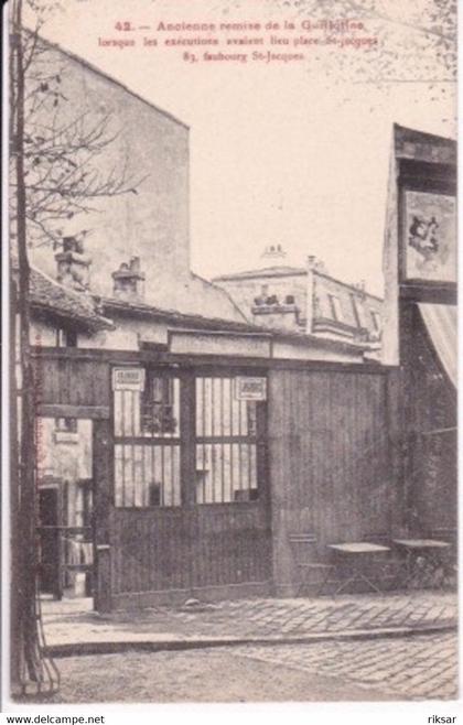 PARIS(14 em ARRONDISSEMENT) GUILLOTINE