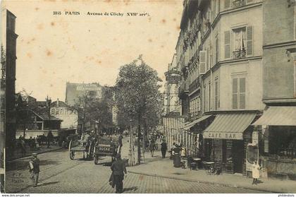 PARIS  arrondissement 17   avenue de clichy