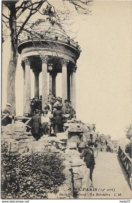 Paris (19 Arrondissement) - Buttes-Chaumont - Le Belvédère