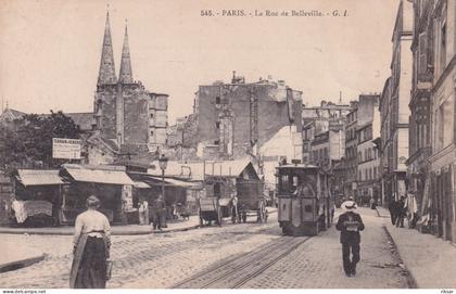 PARIS(20 em ARRONDISSEMENT) TRAMWAY