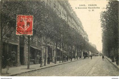 PARIS 20 eme arrondissement  avenue Gambetta