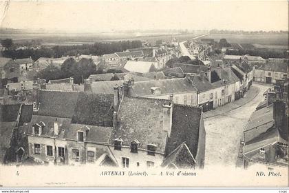 CPA Artenay A vol d'Oiseau