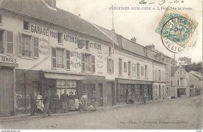 CPA Asnières-sur-Oise L'Hôtel de la Poste