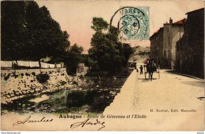 CPA MARSEILLE - AUBAGNE Route de GEMENOS et l'Etoile (986295)