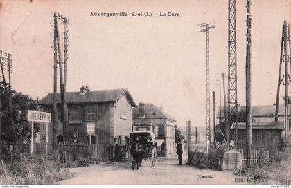 AUBERGENVILLE-la gare