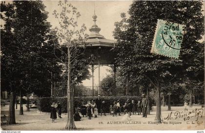 CPA AUBERVILLIERS - Kiosque du Square (296339)