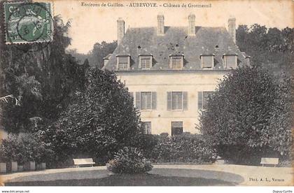 AUBEVOYE - Château de Grosmesnil - état